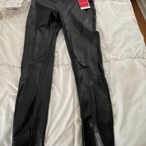 Spanx brand new tags on faux leather leggings
